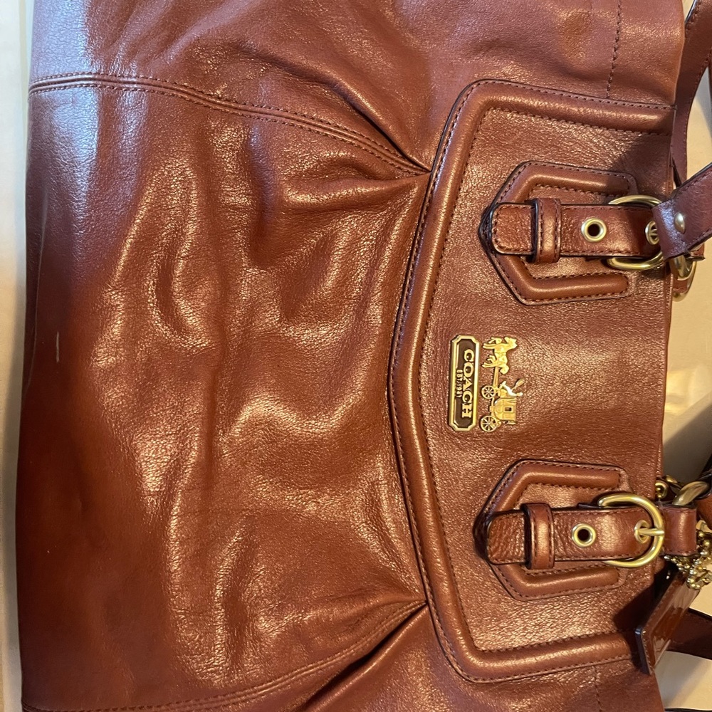 Coach Hazelnut brown shoulder bag